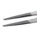 ESD Diamond Tweezers, Style 2A, Anti-Acid/Anti-Mag, SS, Round, Flat, 4.7"